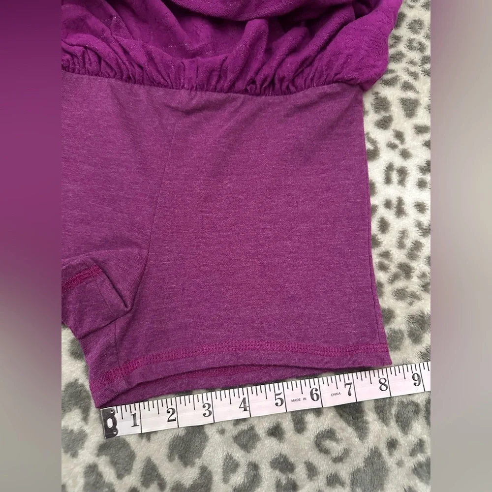 Old Navy Girls Textured Print Skirt in Prince Purple Size Large 10-12 Regular